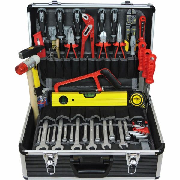 Famex Werkzeugkoffer 443-97 gefüllt mit Werkzeug